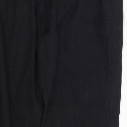 Preworn Mens Black   Jogger Trousers Size 42 in L24 in