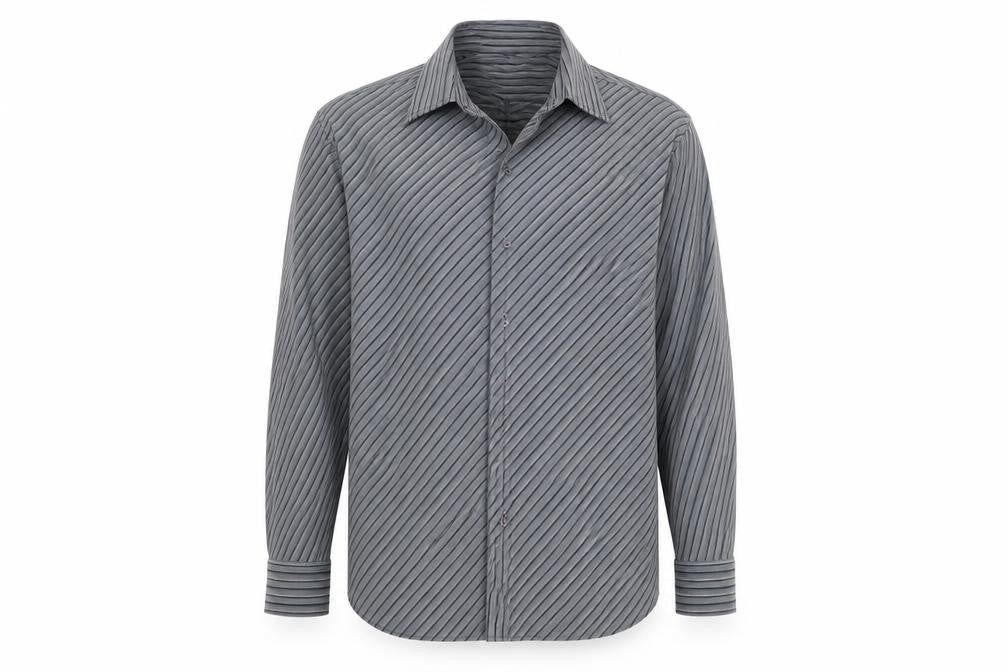 Mens UK Size XL Sonett Grey  Button-Up Long Sleeve Casual Shirt