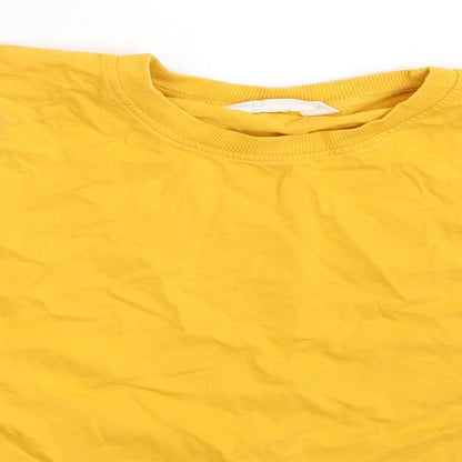 Primark Womens Yellow   Basic T-Shirt Size 12
