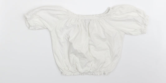 Primark Womens White   Basic Blouse Size 4