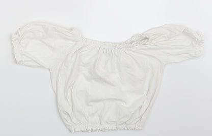 Primark Womens White   Basic Blouse Size 4
