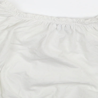 Primark Womens White   Basic Blouse Size 4