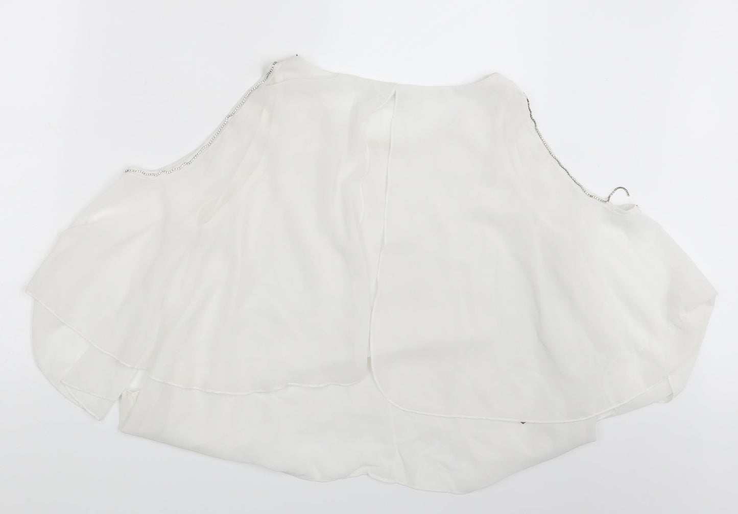 Cherry Koko Womens Ivory   Basic Blouse Size S