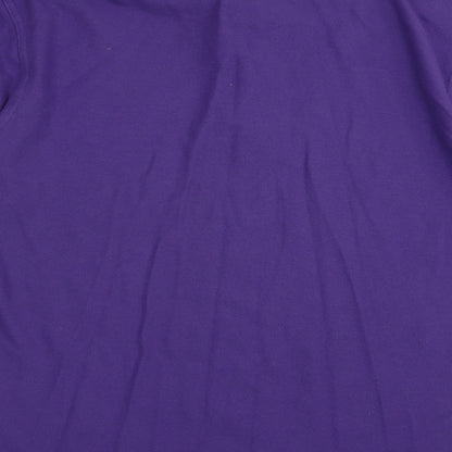alsico Mens Purple    Polo Size M