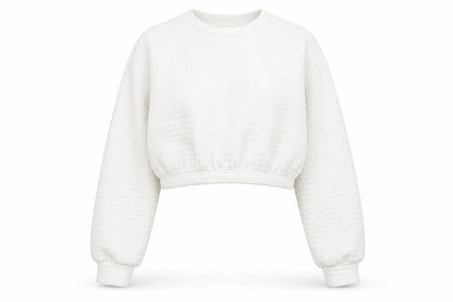 Womens UK Size S SheIn White Pullover Jumper