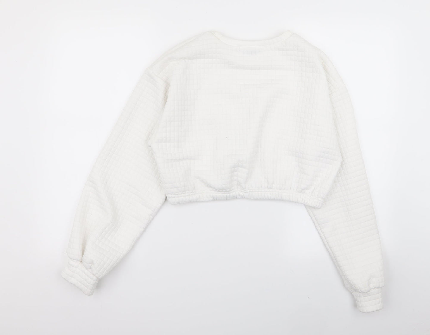SheIn Womens White   Pullover Jumper Size S