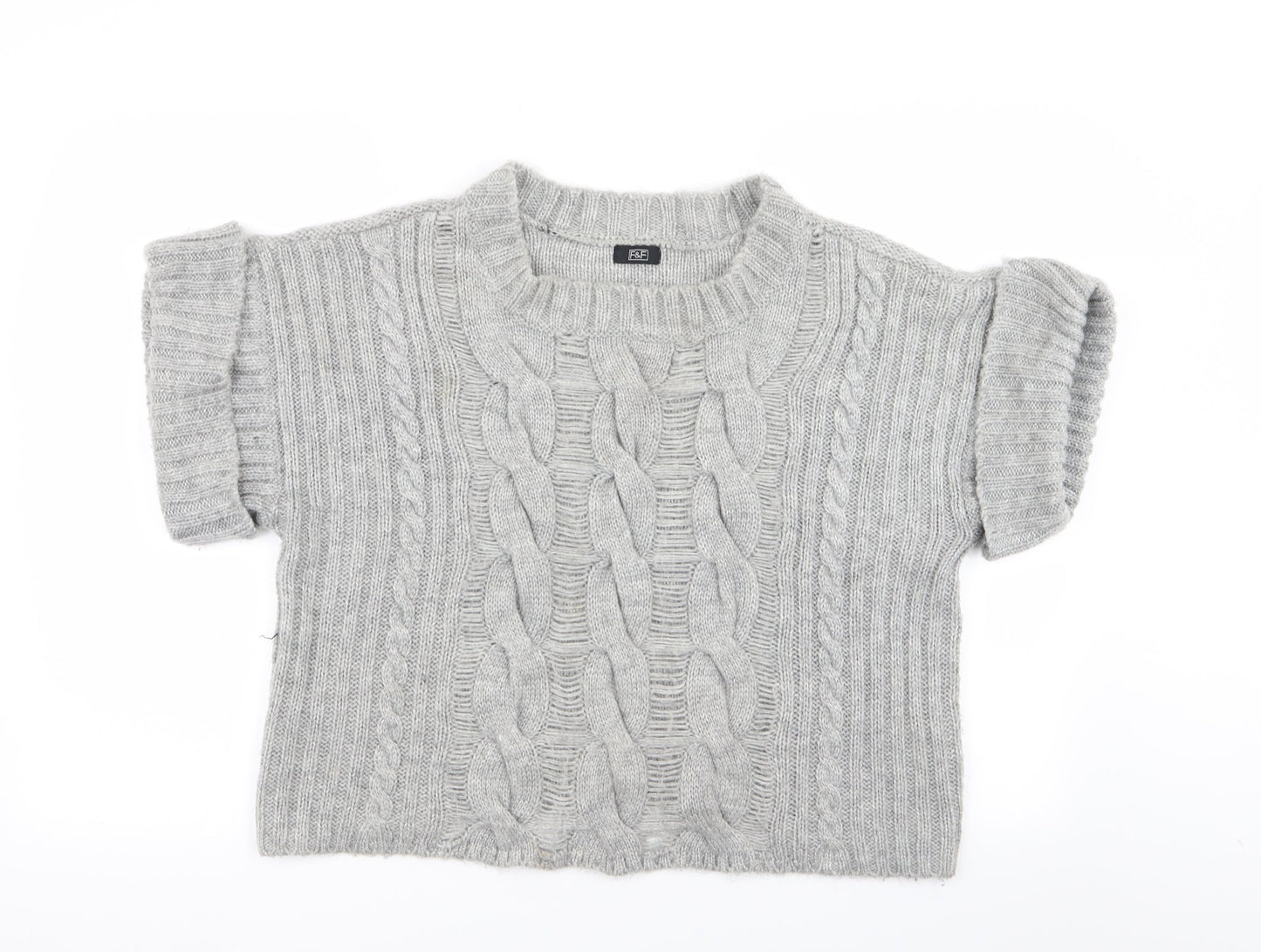 F&F Womens Grey   Pullover Jumper Size 14