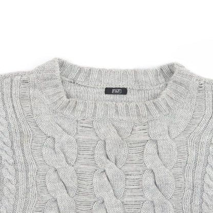F&F Womens Grey   Pullover Jumper Size 14