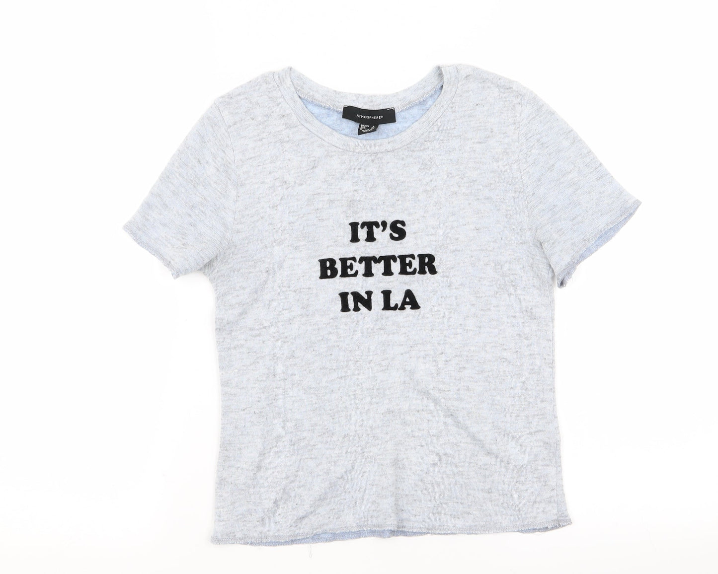 Primark Womens Blue   Basic T-Shirt Size 6