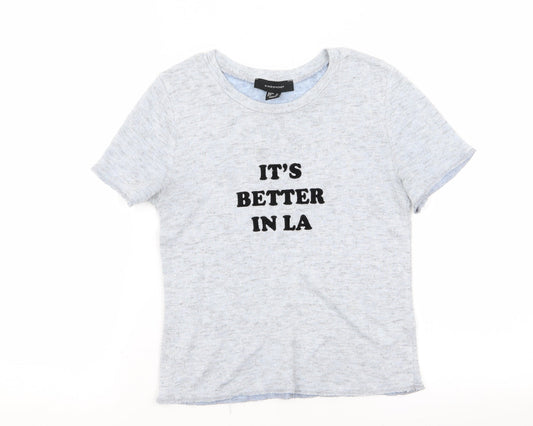 Primark Womens Blue   Basic T-Shirt Size 6