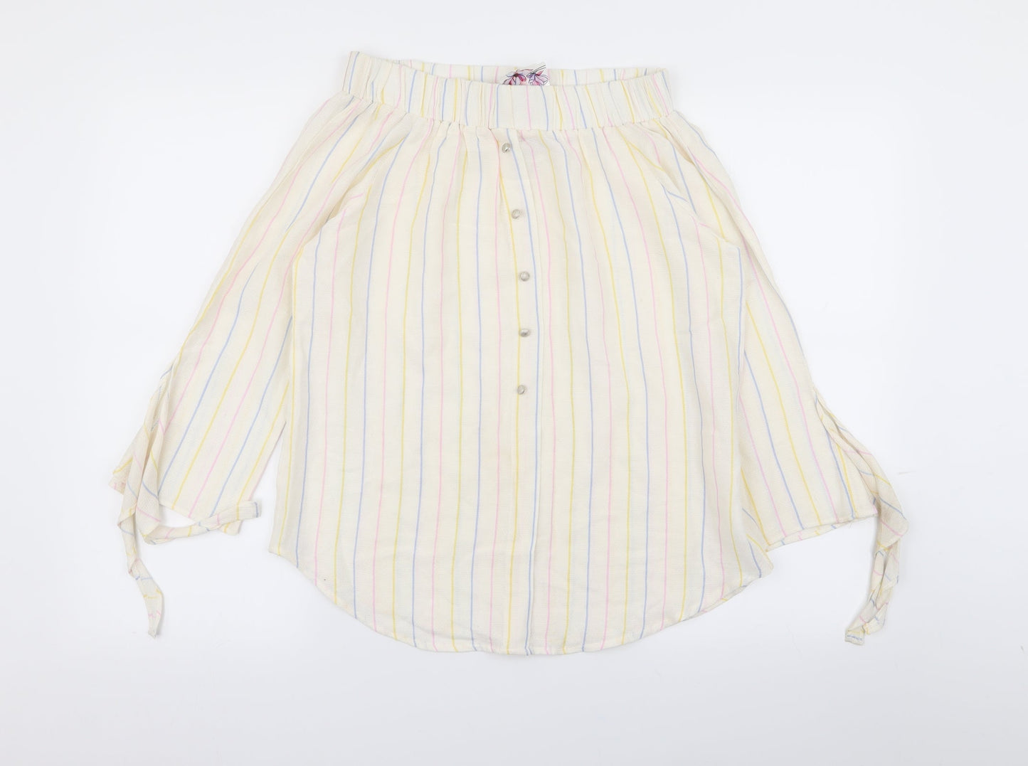 actuel Womens Multicoloured Striped  Basic Blouse Size M