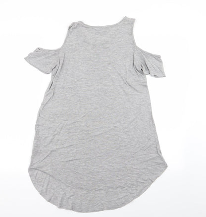 Primark Womens Grey   Basic T-Shirt Size 8