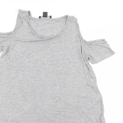 Primark Womens Grey   Basic T-Shirt Size 8