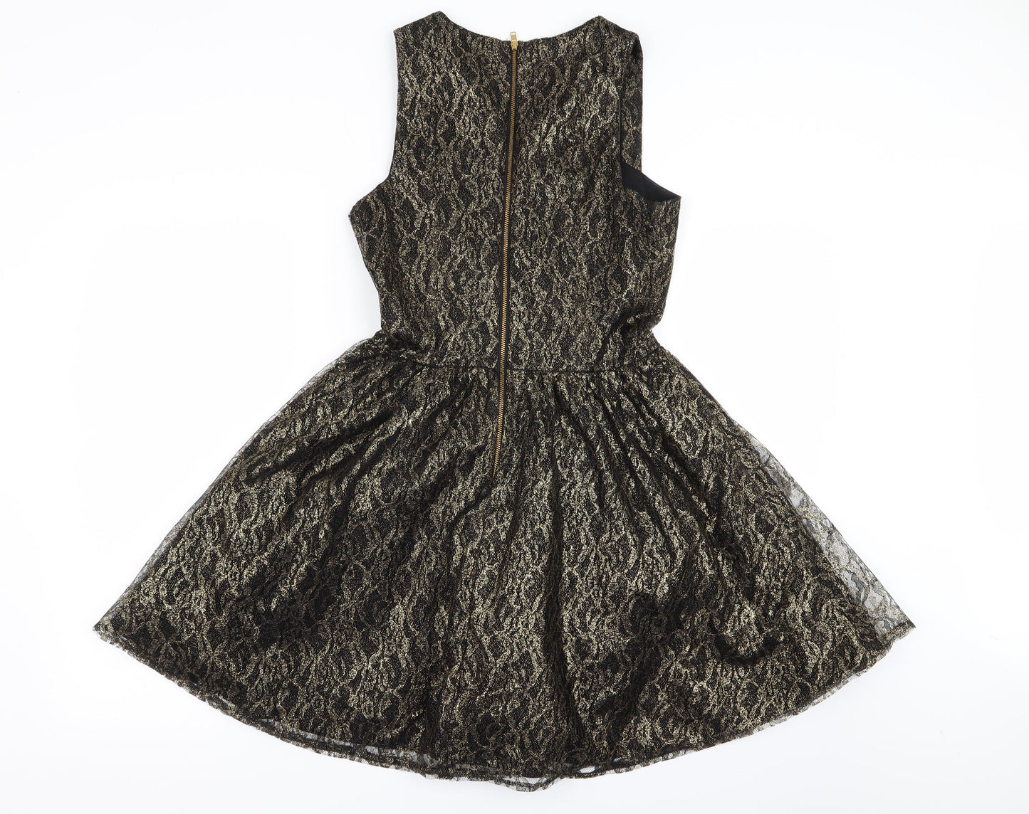 Asda George Womens Multicoloured Geometric  Fit & Flare  Size 8