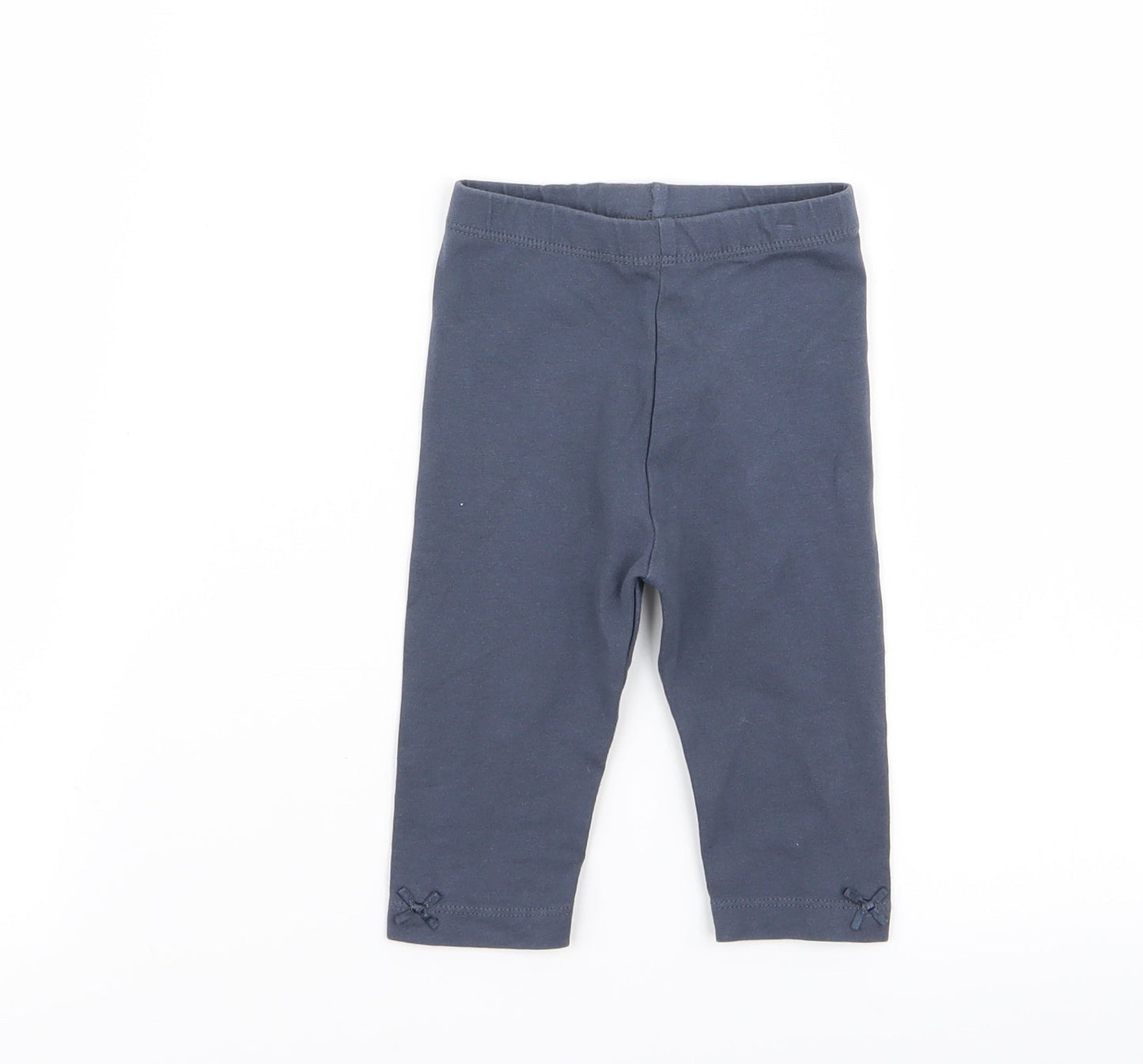 Asda George Girls Grey   Jogger Trousers Size 3-6 Months  - legging