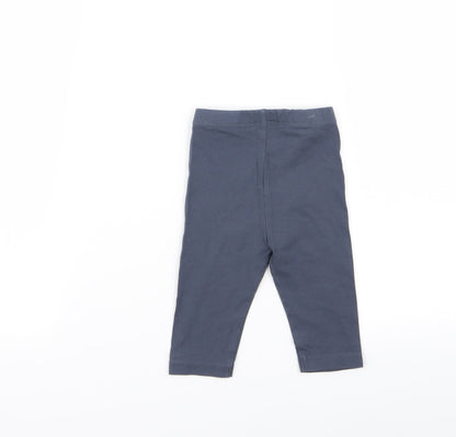 Asda George Girls Grey   Jogger Trousers Size 3-6 Months  - legging