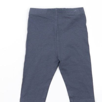 Asda George Girls Grey   Jogger Trousers Size 3-6 Months  - legging