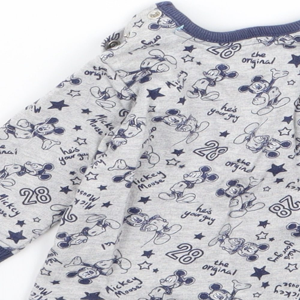 Asda George Boys Multicoloured Geometric  Pullover Jumper Size 0-3 Months  - disney