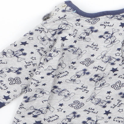 Asda George Boys Multicoloured Geometric  Pullover Jumper Size 0-3 Months  - disney