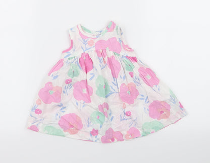 bluezoo Girls Multicoloured Floral  Fit & Flare  Size 3-6 Months
