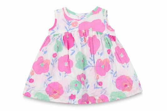 bluezoo Girls Multicoloured Floral  Fit & Flare  Size 3-6 Months