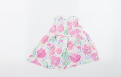 bluezoo Girls Multicoloured Floral  Fit & Flare  Size 3-6 Months