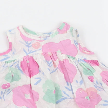bluezoo Girls Multicoloured Floral  Fit & Flare  Size 3-6 Months
