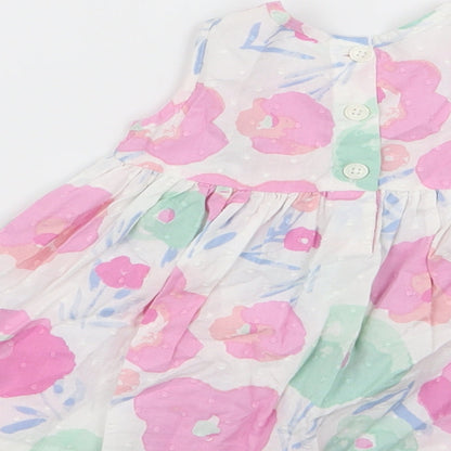 bluezoo Girls Multicoloured Floral  Fit & Flare  Size 3-6 Months