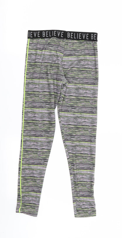 TU Girls Multicoloured Striped  Jegging Trousers Size 11 Years - LEGGINGS