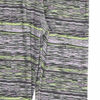 TU Girls Multicoloured Striped  Jegging Trousers Size 11 Years - LEGGINGS