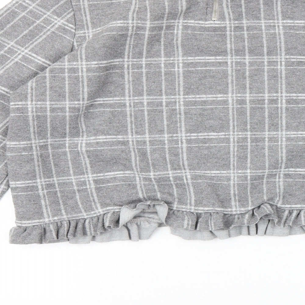Womens UK Size 12 River Island Grey Pullover Jumper
