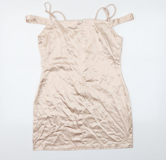 Missguided Womens Pink   Fit & Flare  Size 10