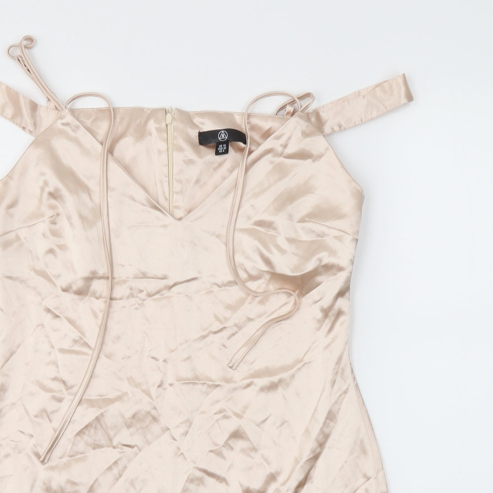 Missguided Womens Pink   Fit & Flare  Size 10