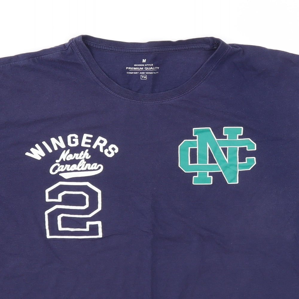 TU Womens Blue   Basic T-Shirt Size M