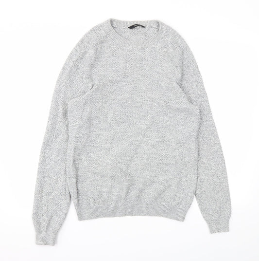 George Mens Grey   Pullover Sweatshirt Size S