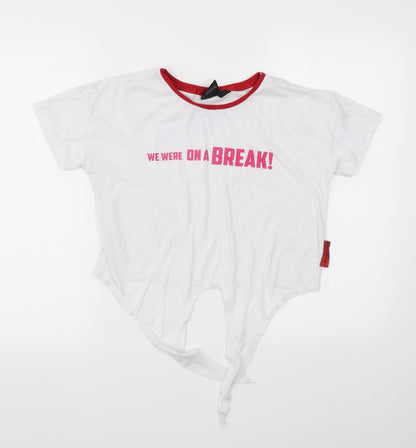 Primark Womens White   Basic T-Shirt Size 4