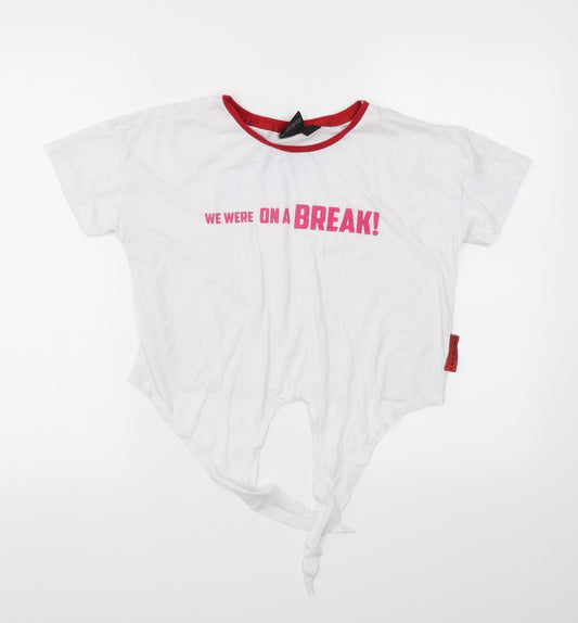 Primark Womens White   Basic T-Shirt Size 4