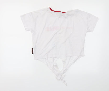 Primark Womens White   Basic T-Shirt Size 4