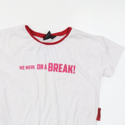 Primark Womens White   Basic T-Shirt Size 4