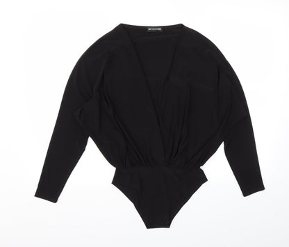 Pretty Little Thing  Womens Black   Bodysuit One-Piece Size 10