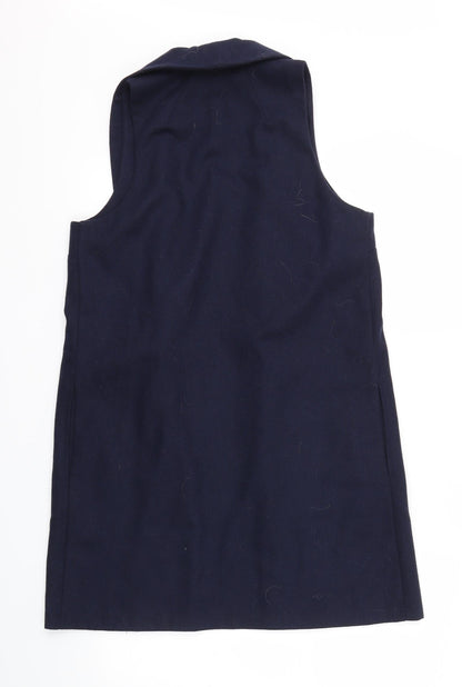 Womens UK Size 10 Select Blue Overcoat