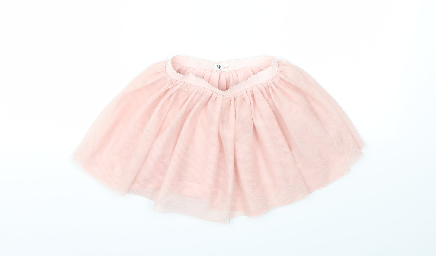 H&M Girls Orange   Flare Skirt Size 3-4 Years