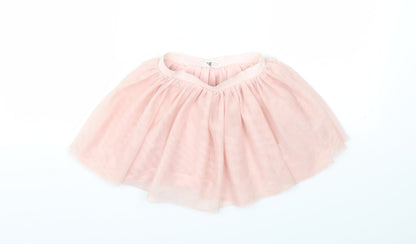 H&M Girls Orange   Flare Skirt Size 3-4 Years