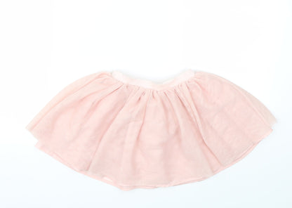 H&M Girls Orange   Flare Skirt Size 3-4 Years