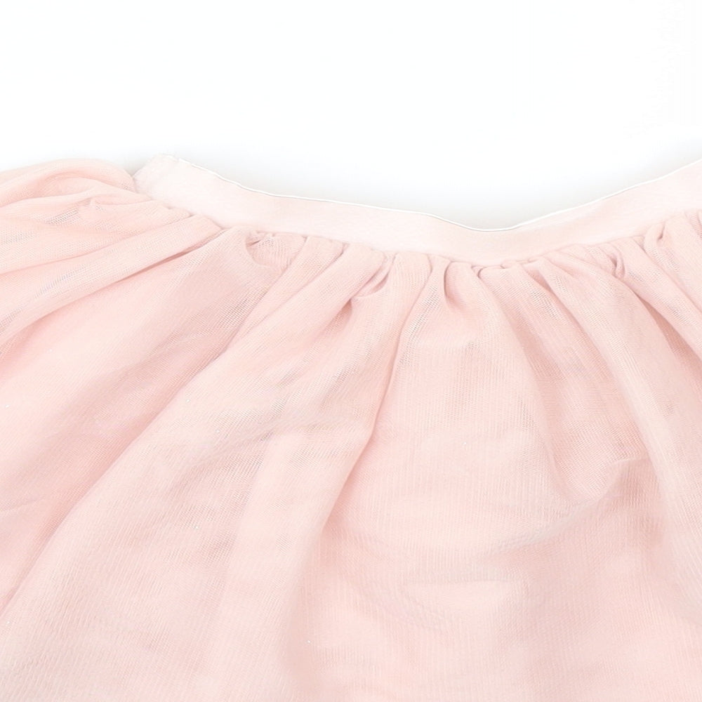 H&M Girls Orange   Flare Skirt Size 3-4 Years