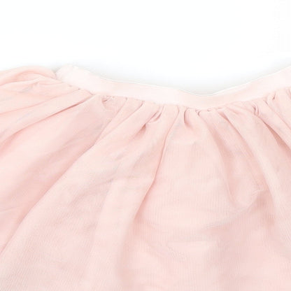 H&M Girls Orange   Flare Skirt Size 3-4 Years