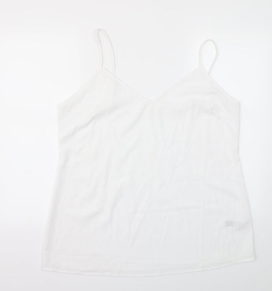 Womens UK Size 18 ASOS White Basic Blouse