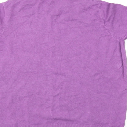 M&S Womens Pink   Basic T-Shirt Size 12