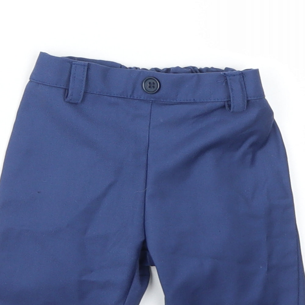 Y&Z Girls Blue   Capri Leggings Size 3-6 Months