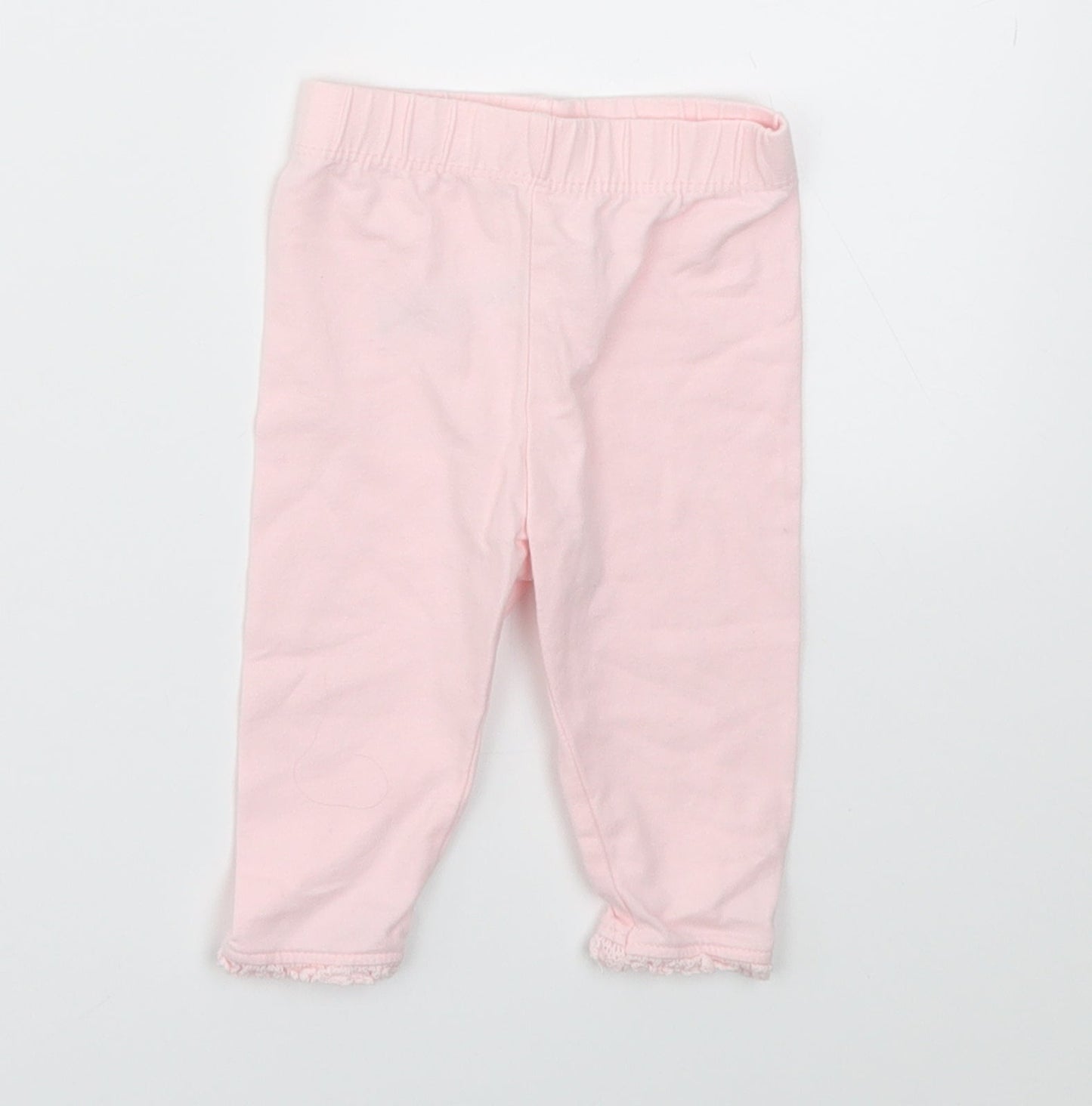 George Girls Pink   Capri Leggings Size 3-6 Months